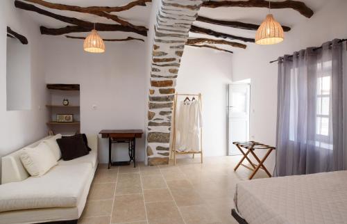 Χώρος καθιστικού στο Irida house