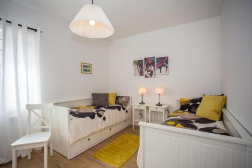 Postel nebo postele na pokoji v ubytování Holiday Home 4542