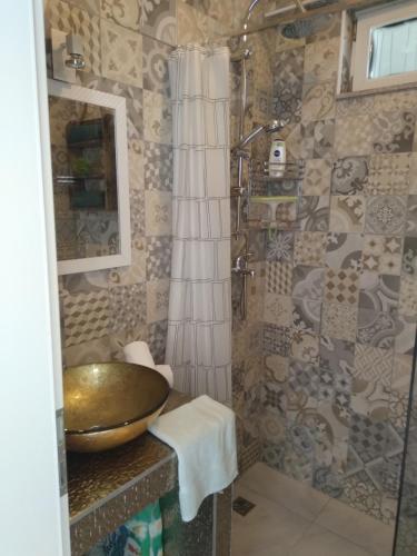 Kúpeľňa v ubytovaní Apartman Marita