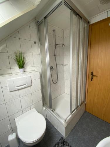 Koupelna v ubytování Ferienwohnung Sonnen - Terrasse