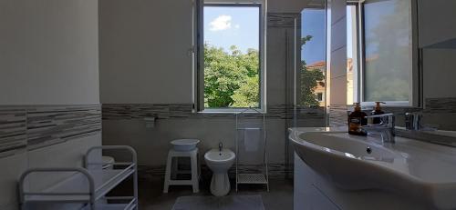Koupelna v ubytování Apartments Villa Sandi