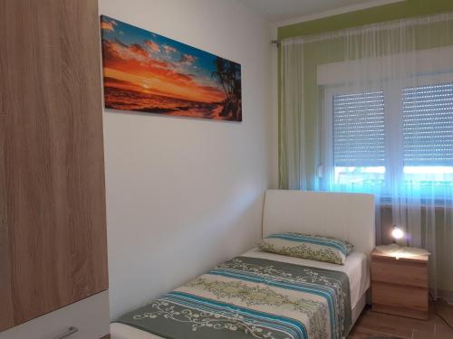 Cama o camas de una habitación en Apartment Mila with Whirlpool