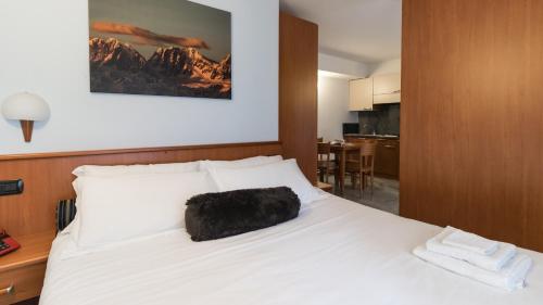 Ein Bett oder Betten in einem Zimmer der Unterkunft Residence Pizzo Scalino