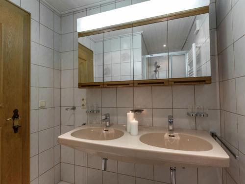 Koupelna v ubytování Haus Talblick