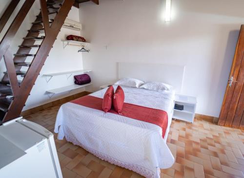 Postel nebo postele na pokoji v ubytování Pousada Cachoeira Poço Encantado