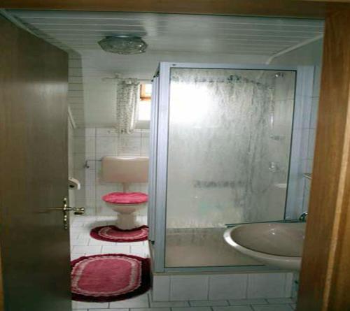 Koupelna v ubytování Kastnerhof