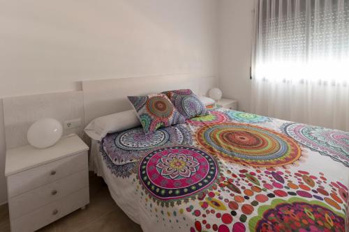 Кровать или кровати в номере Repòs Mar i Muntanya
