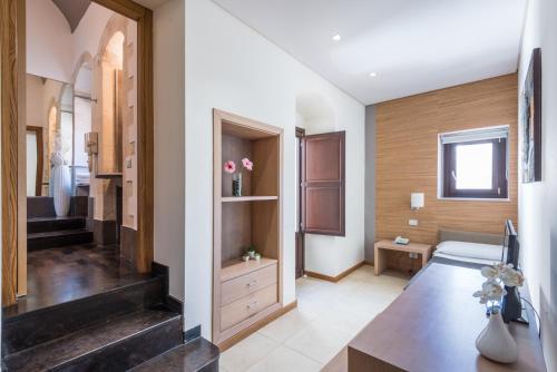 Koupelna v ubytování Hotel Vittorio Veneto