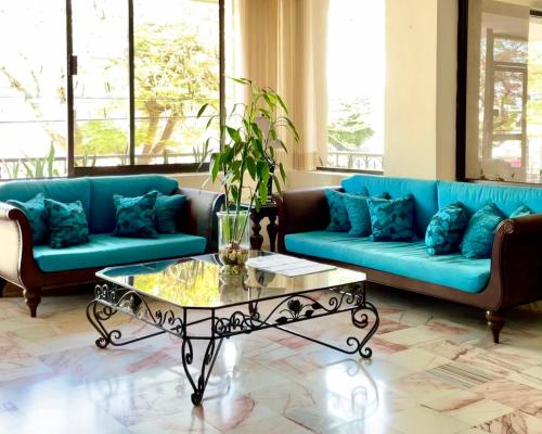 Χώρος καθιστικού στο Hotel del Paseo Campeche