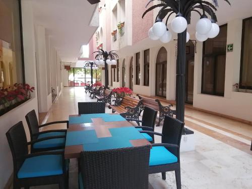 Χώρος καθιστικού στο Hotel del Paseo Campeche