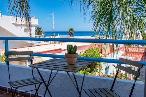 Balkón nebo terasa v ubytování H El Palmeral Playa