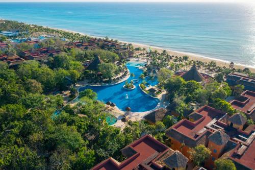 an aerial view of the resort and the beach at Iberostar Waves Tucan - All Inclusive in Playa del Carmen