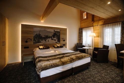 Postel nebo postele na pokoji v ubytování Hotel PINTE
