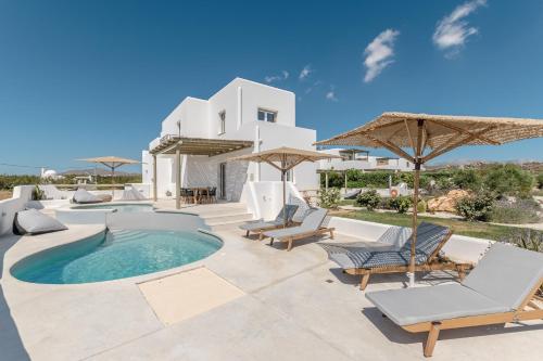 an image of a villa with a swimming pool at Sea & Olives Suites Hotel and Villas in Plaka