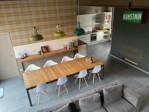Una cocina o cocineta en Kunstmin