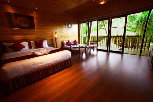 Cama o camas de una habitación en De Foret