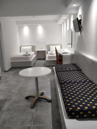 Кровать или кровати в номере Lucia Villas