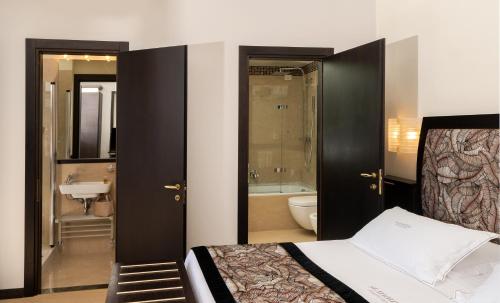 Koupelna v ubytování Hotel St.Mauritius
