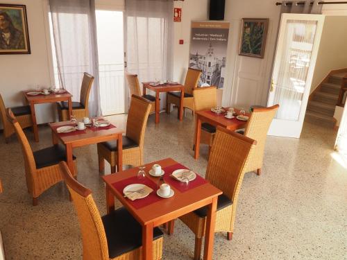 Χώρος καθιστικού στο Hotel Montserrat