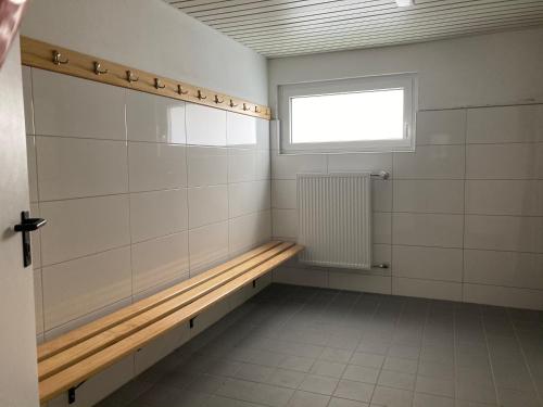 Koupelna v ubytování Camping am Bootshaus