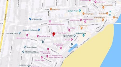 A bird's-eye view of South Dene Hotel 