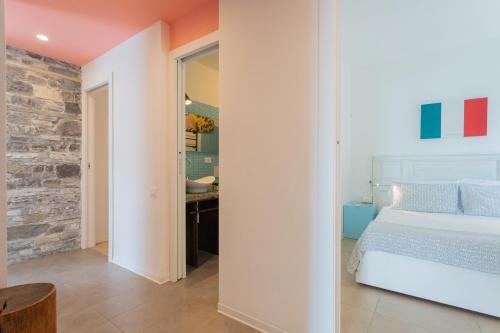 Katil atau katil-katil dalam bilik di La Casa dell'Architetto by Rent All Como