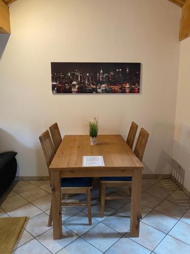 Posezení v ubytování Ferienwohnung Hubertus