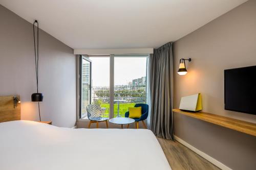 Postel nebo postele na pokoji v ubytování ibis Thalassa Le Touquet