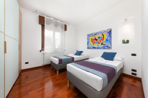Кровать или кровати в номере Casa da Suite Impera