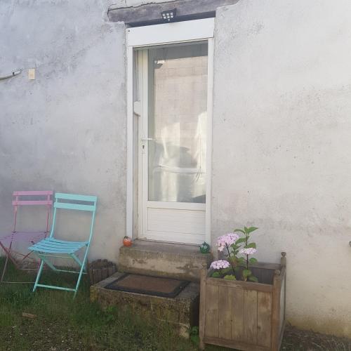 Κήπος έξω από το accommodation à la ferme