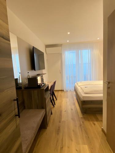 Hotel Kosel garni UGにあるベッド