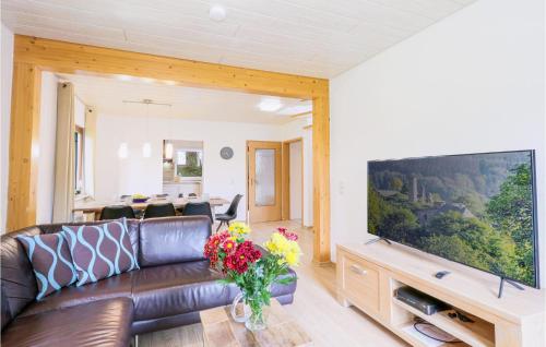 TV a/nebo společenská místnost v ubytování Ferienhaus 4 In Kirchheim