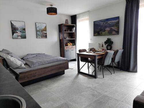 Posezení v ubytování Apartmán Rezidence Javor Železná Ruda