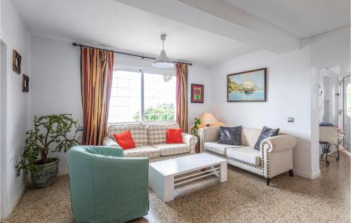A seating area at Lovely Home In Lloret Del Mar