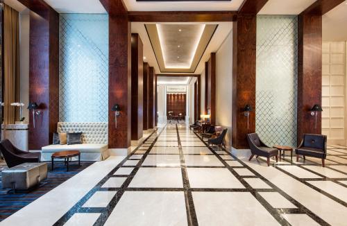 Posezení v ubytování Makati Diamond Residences
