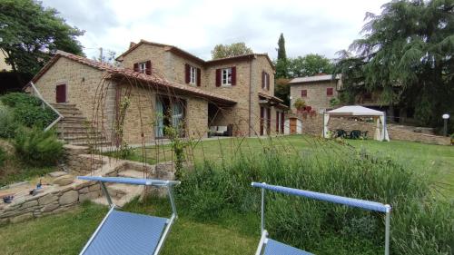 Jardín al aire libre en Agriturismo I Cedri