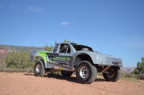 a pickup truck parked on a dirt road at Gateway Canyons Resort, a Noble House Resort in Gateway