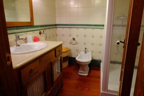 Koupelna v ubytování Apartamento rùstico Escunhau