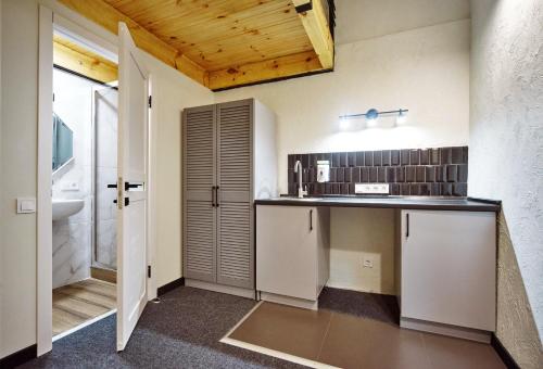 Koupelna v ubytování Mezzanine Hotel