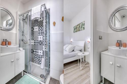 Koupelna v ubytování INTERZASTRADA B&B