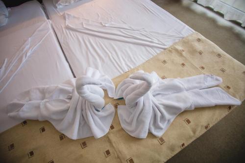 Łóżko lub łóżka w pokoju w obiekcie Deva Hotel - All Inclusive