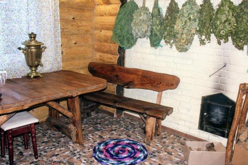 Χώρος καθιστικού στο Котедж ,,Чудовий"з банькою