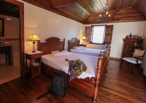 Katil atau katil-katil dalam bilik di Casa De Carcavelos