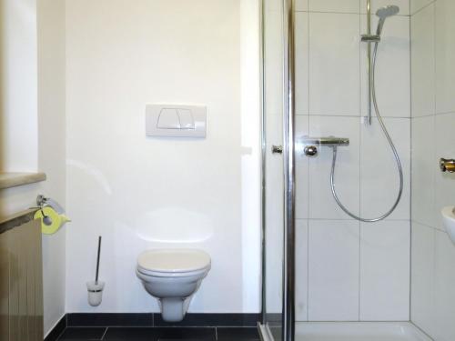 a bathroom with a toilet and a shower at Apartment Tobias 1 by Interhome in Radstadt