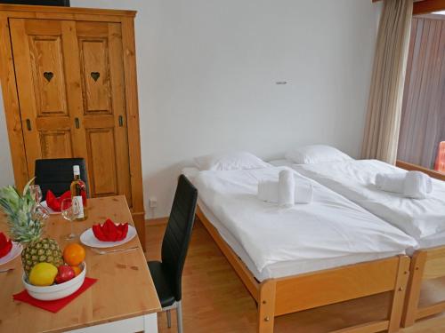 Krevet ili kreveti u jedinici u okviru objekta Apartment Rosablanche D32 by Interhome