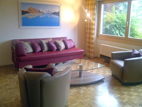 Khu vực ghế ngồi tại Apartment Chalet Bergfink by Interhome