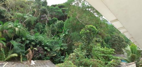 a forest of trees and plants on a hill at Canto do Riacho Suites in Trindade