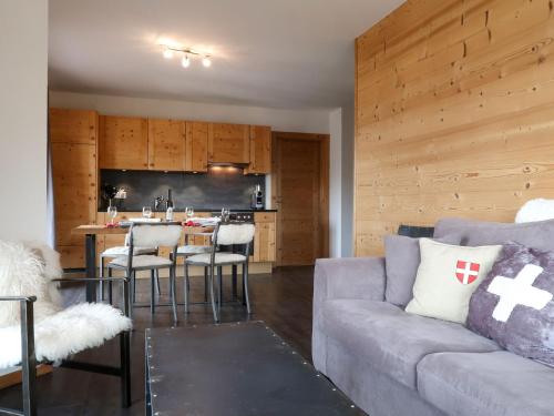 Η κουζίνα ή μικρή κουζίνα στο Apartment Ferme de Sandra F2 by Interhome