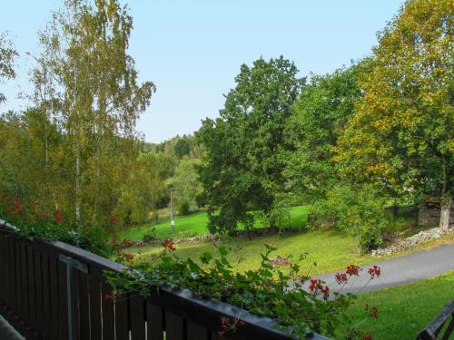 a view of a park from a fence at Holiday Home Kralovice by Interhome in Nebahovy