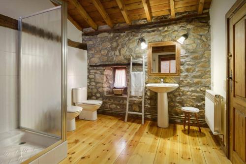 Ванная комната в Casa Magdalena: mar y montaña